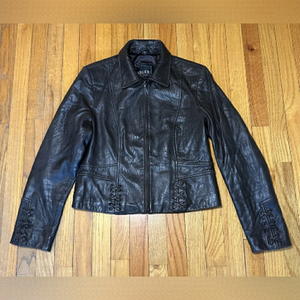 VTG ADLER - Women’s 100% New Zealand Lambskin Soft Leather Jacket - Size L